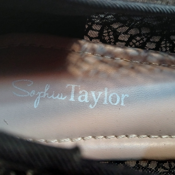 Sophia Taylor Black Lace Loafers Size 11M - Picture 6 of 6